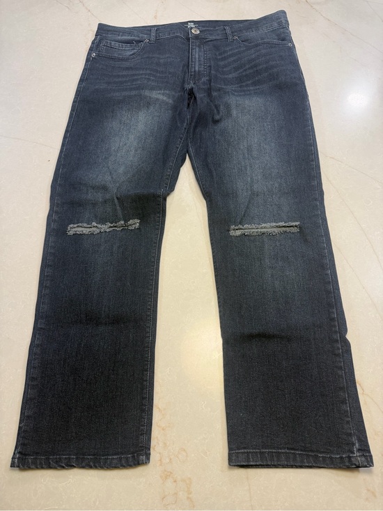 Lazer Pointe Other - Lazer Pointe Men’s Straight Leg Dark Wash Distressed Jeans Size 38x30